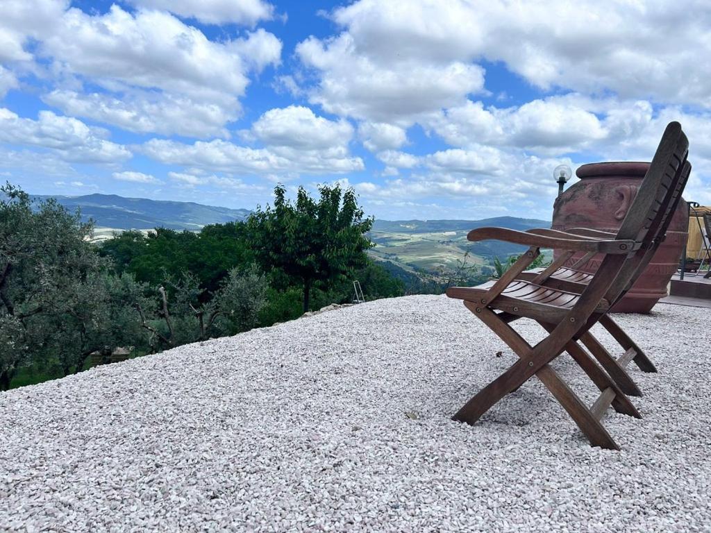 Casa Di Coraggio Vila Volterra Exterior foto