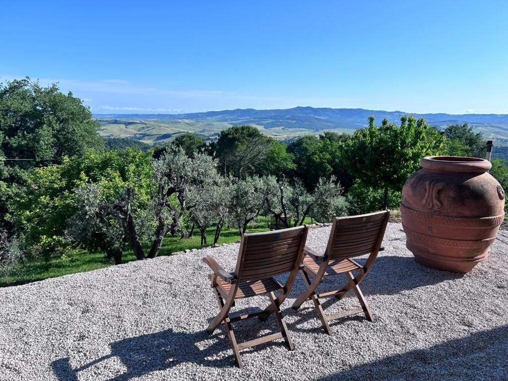 Casa Di Coraggio Vila Volterra Exterior foto