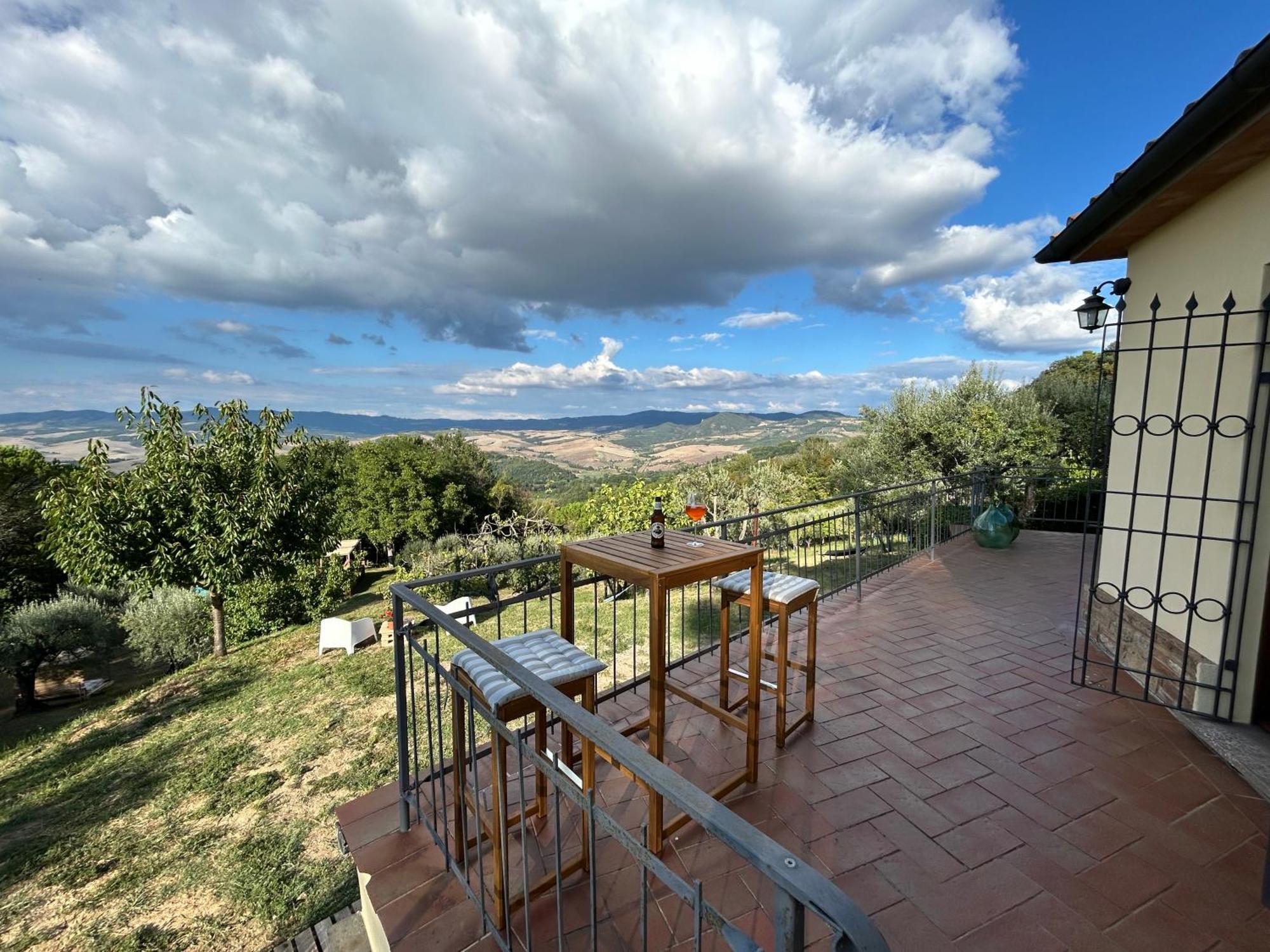 Casa Di Coraggio Vila Volterra Exterior foto